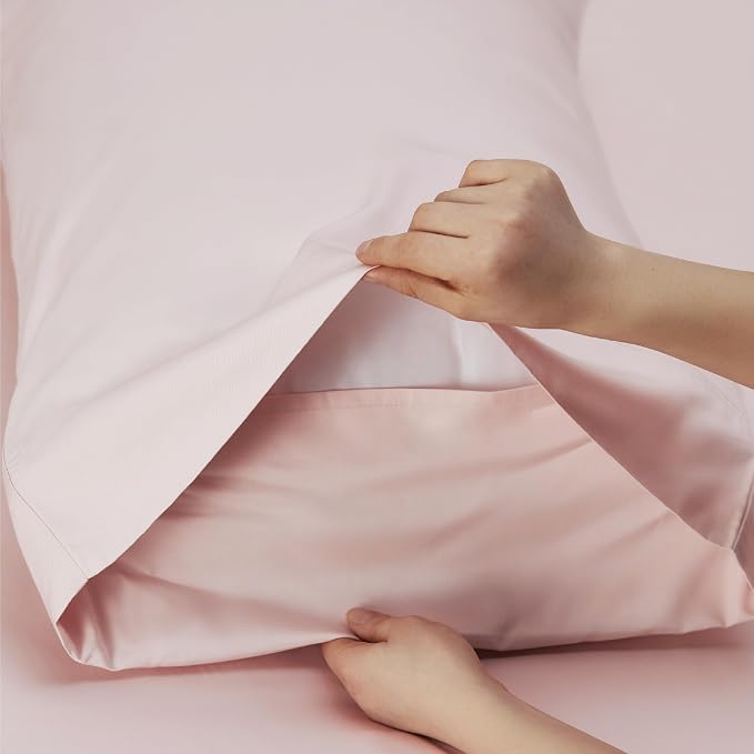 Bedsure Queen Sheet Set, Rayon Derived from Bamboo, Cooling Sheets, Breathable - Image 5