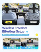 Wireless Baby Car Camera with 1080P Advanced Night Vision and 32H Battery - Image 4