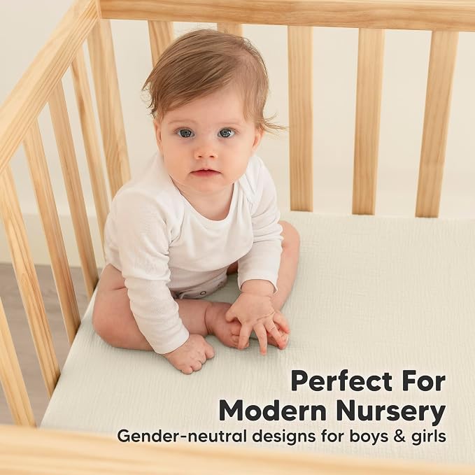 KeaBabies 2-Pack Muslin Crib Sheets - Image 9