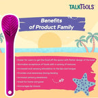 TalkTools Textured Magenta Spoons | Provides oral awareness during feeding | - Image 4