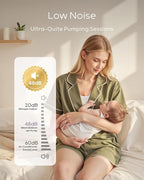 Nuliie Hands-Free Breast Pump, Wearable Breastfeeding Pump 4 Modes 9 Levels - Image 7