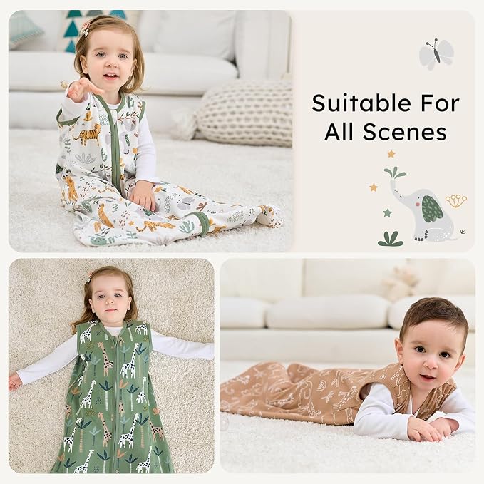 Baby Sleep Sack 18-24 months, 100% Cotton Sleeping Sack - Image 6