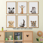 Safari Cute Animal Decor: Rhino, Zebra - Image 5