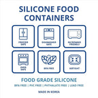 BLUE GINKGO Nesting Silicone Containers - Image 5