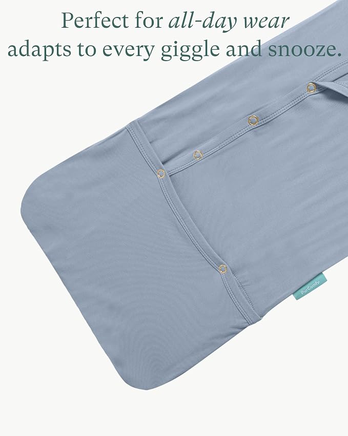 PurComfy Supersoft Baby Sleeper Gowns, Premium Bamboo Viscose Infant Nightgown - Image 6