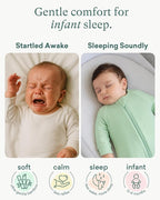 PurComfy Supersoft Baby Safe Sleep Sleepsuit, Zipper + Snap - Image 2
