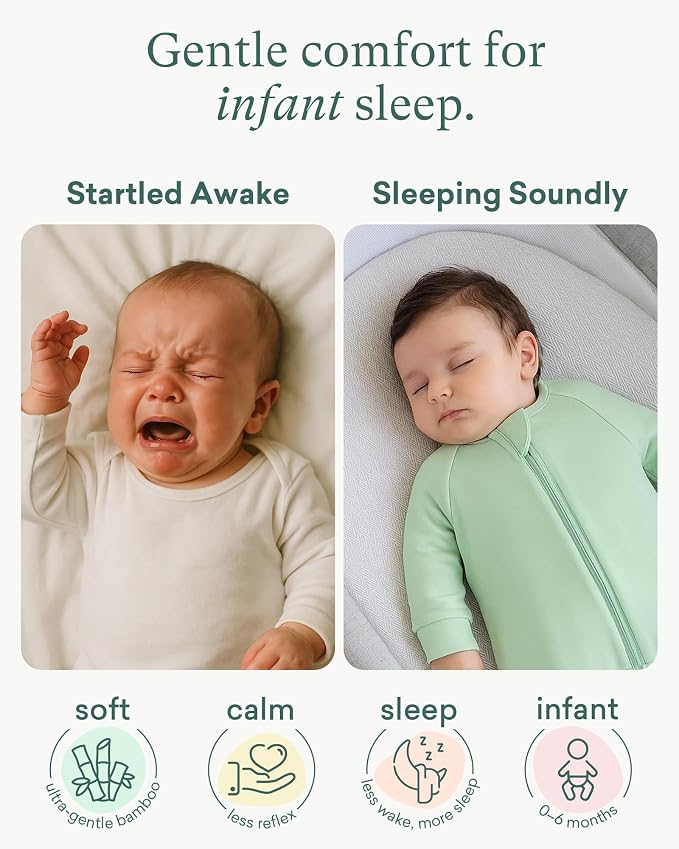 PurComfy Supersoft Baby Safe Sleep Sleepsuit, Zipper + Snap - Image 2