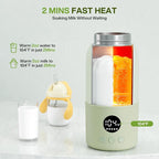 Portable Bottle Warmer for Travel, Formula Container to Go 12.8oz Baby Bottle - Image 2