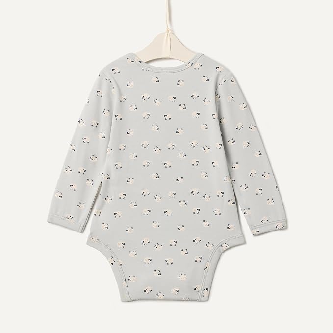 Amazon Essentials x Sofia Grainge Unisex Babies' Long Sleeve Crew Neck Bodysuit - Image 5