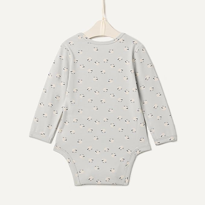 Amazon Essentials x Sofia Grainge Unisex Babies' Long Sleeve Crew Neck Bodysuit - Image 5