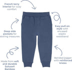 Little Sleepies Joggers for Boys & Girls, Soft Toddler Sweatpants, Baby Boys - Image 4