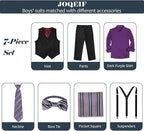 Boys Suits Formal Dress Vest and Pants Set - Image 2