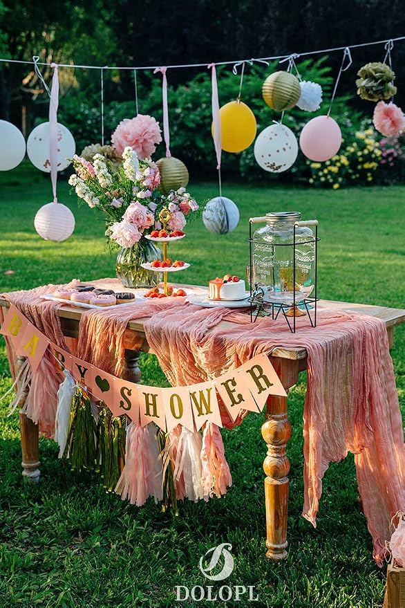 DOLOPL Coral Baby Shower Decorations - Image 2
