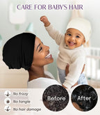 OLESILK Silk Baby Bonnet for 0-6 Months - Image 3