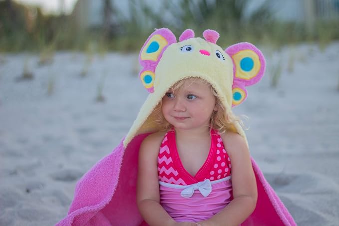 Hooded Baby Towel for Kids 2-8 | Large 100% Cotton Baby Towel for Girls | Cute - Image 3
