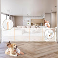 200.1" Retractable Baby Gate Extra Wide, Mesh Gate Long Child Gate Pet Gate by Dueelala