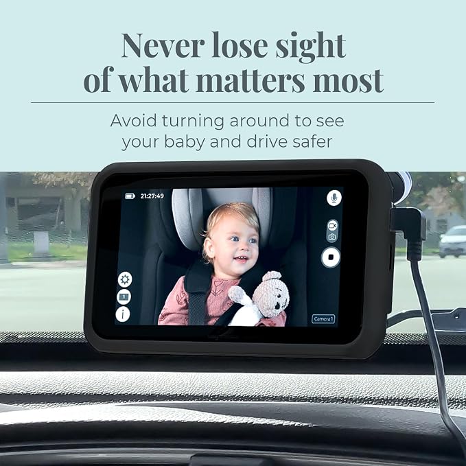 Tiny Traveler Baby Monitor Portable Baby Car Camera - Image 2