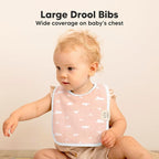 KeaBabies 8-Pack Organic Baby Bibs - Image 3