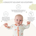Bamboo Little Soft Baby Footie Pajamas, Baby Clothes, Newborn Sleepers - Image 4