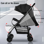 Lightweight Travel Stroller at Only 4.6 kg, Folding Compact Pushchair - Image 6