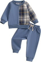 Toddler Baby Boy Fall Outfits Long Sleeve Crew Neck Pullover Sweatshirt + by Lucikamy