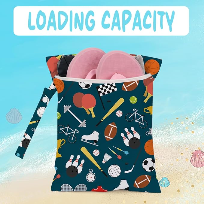 Wet Bag for Baby Swimsuit Kids Exercise Clothes Wet Dry Bag for Breast Pump - Image 4