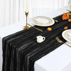 6 Pack Black Halloween Table Runner Cheesecloth 10Ft Gauze Cheese Cloth Table - Image 4