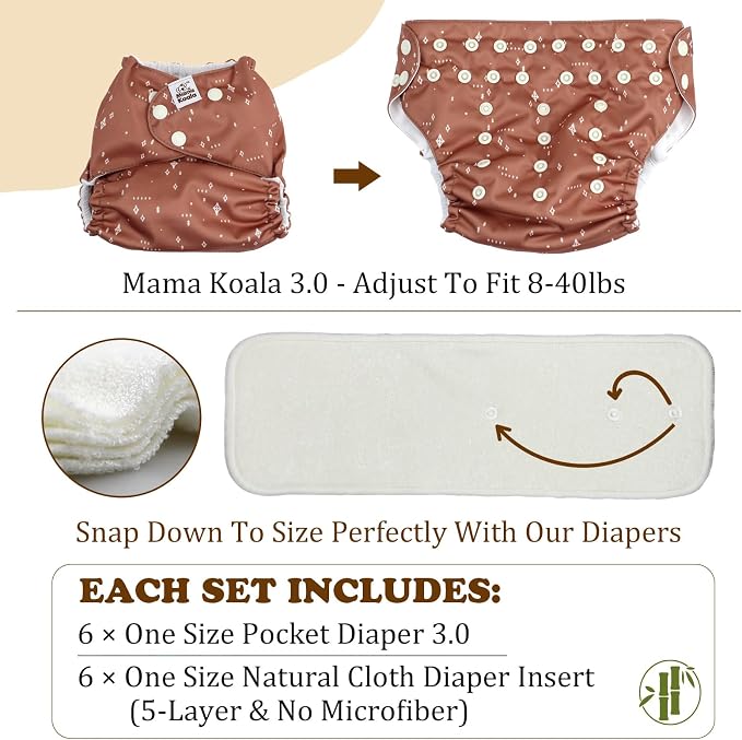 Mama Koala 3.0 Cloth Diapers for Babies - Image 5