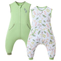 WONDAY Toddler Sleep Sack with Feet, 0.5 Tog Sleeping Sacks by WONDAY