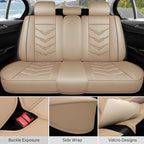Leather Car Seat Covers Fit for LR Range Rover Evoque 2019-2025, 5 Seater - Image 4