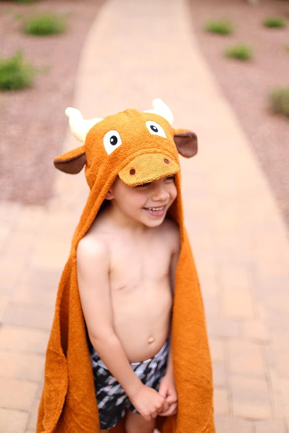 Hooded Baby Towel for Kids 2-8 | Large 100% Cotton Baby Towel for Girls or Boys - Image 5