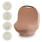 mushie Baby Car Seat Canopy Cover | Breathable & Stretchy Multi Use Cover by mushie