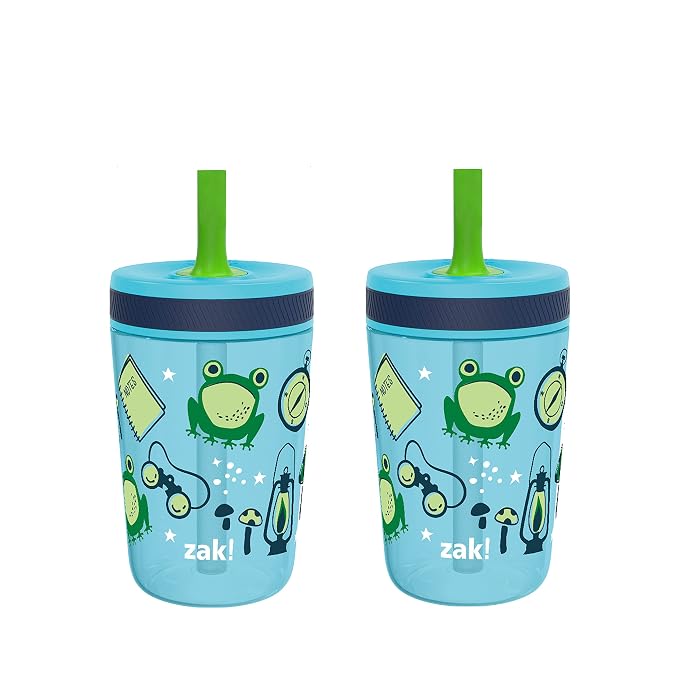 Zak Designs Kelso 15 oz Tumbler 2pc Set, Leak-Proof Screw-On Lid by ZakDesigns