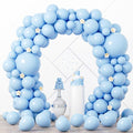 90pack Light Blue Balloons Different Size 18/12/10/5 Inch Baby Blue Balloon by Voircoloria