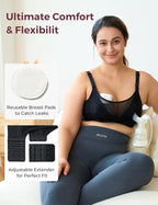 Momcozy Mesh Support Pumping Bra Hands Free Suitable - Image 7