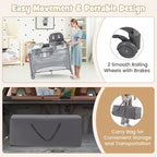 BABY JOY 4 in 1 Pack and Play, Portable Baby Playard - Image 7