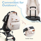 mommore Diaper Bag Backpack, Large Diaper Bag Expandable - Image 6