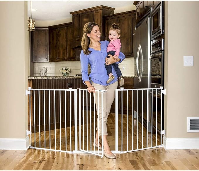 Regalo 76 Inch Super Wide Configurable Baby Gate, Includes 4 Pack of Wall - Image 6
