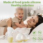 haakaa Silicone Breast Pump and Ladybug Breast Shells Combo - Image 6