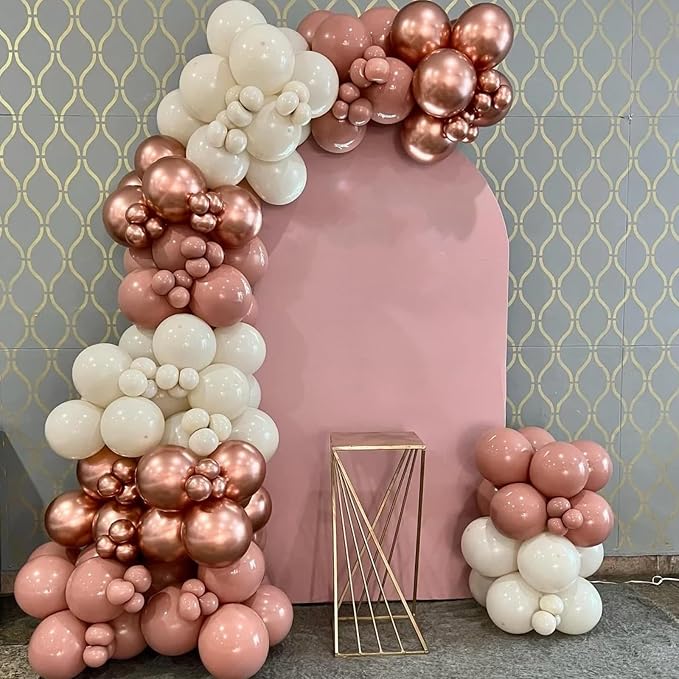 90pack Rose Gold Balloons Different Size 18/12/10/5 Inch Rose Gold Balloon - Image 6