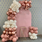 90pack Rose Gold Balloons Different Size 18/12/10/5 Inch Rose Gold Balloon - Image 6