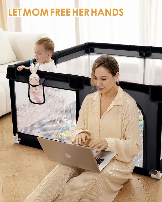 71" x 59" Extra Large Baby Playpen - Image 5