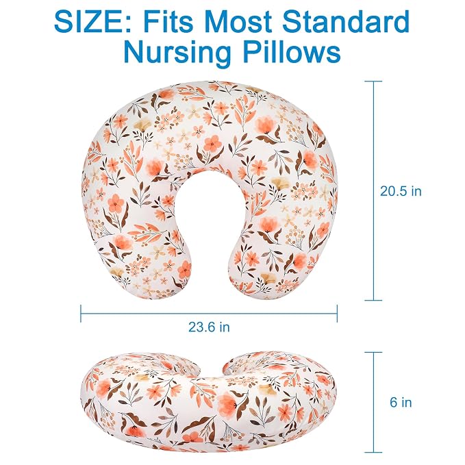 Accmor 2 Pack Nursing Pillow Covers, Stretchy Nursing Cover - Image 7