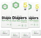 Parasol Clear+Dry Disposable Diapers and Clear+Pure Wipes Kit, RashShield - Image 2