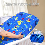 UOMNY Crib Sheet, Dinosaur Crib Sheets Baby Sheet - Image 3