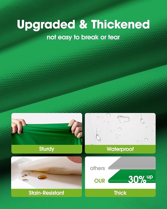 Pureegg Plastic Table Cloth Disposable 8 Pack, 54 x 108 Inch Table Cloths - Image 3