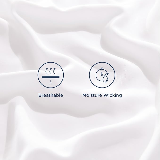 Bedsure King Size Sheet Set, Cooling Sheets King, Rayon Derived from Bamboo - Image 8