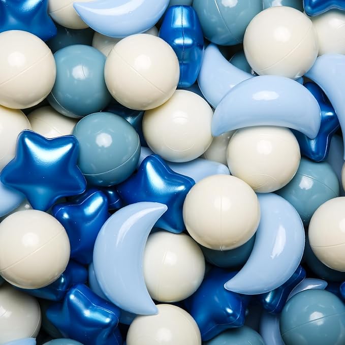 GOGOSO Ball Pit Balls Stars Moon Shapes Plastic Pitballs by GOGOSO
