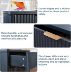 LEYAOYAO Fluted Nightstand - Image 7