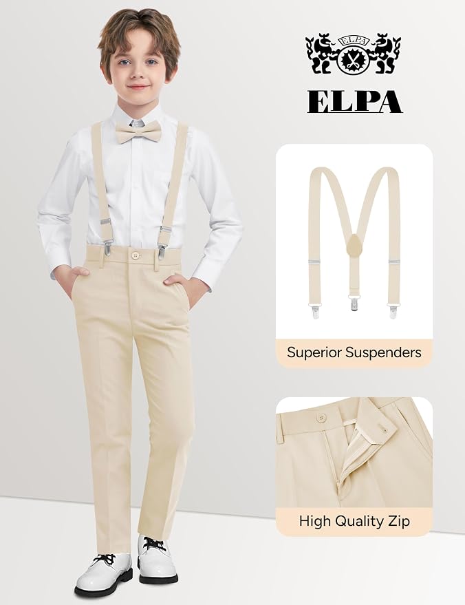 ELPA ELPA Boys' Formal Suit Set, - Image 4